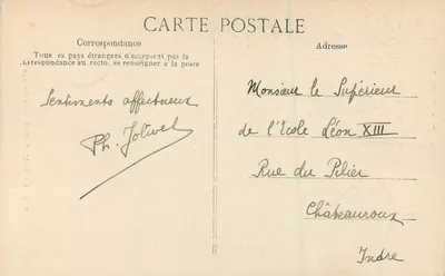 La Bourboule — Przezbrojenie — Pittoreska Auvergne — Wydawca F.D. n°1673 — Rewers
