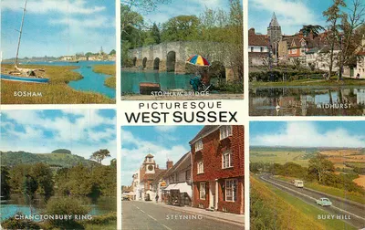 West Sussex — Paisagens e vilas — J. Salmon Ltd.
