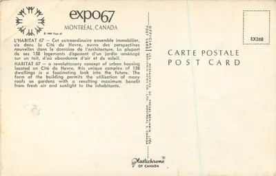 Habitat 67 — Miasto Havre — Expo 67, Montreal, Kanada — Rewers