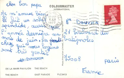 Bexhill-on-Sea — widok panoramiczny — Colourmaster International PLC3413 — Rewers