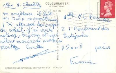 Manor House Gardens — Bexhill-on-Sea — COLOURMASTER INTERNATIONAL PLX3327 — Rewers