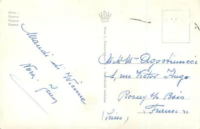 Widoki Wiednia — HDH Verlag, nr 1, Schwertgesse — Rewers
