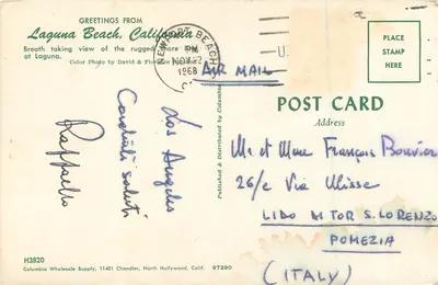 Laguna Beach, Kalifornia — widok wybrzeża — Columbia Wholesale Supply, H3820 — Rewers