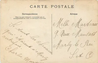 Paryż — Trocadéro — widok mostu z figurami konnymi — nieznany wydawca — Rewers
