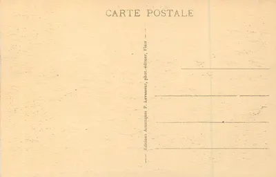 Les Rochers de la Rouvre — Rouvrou (Orne) — Éditions Artistiques P. Levasseur, Flers — Verso