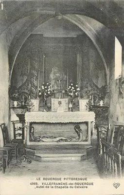 Altar da capela do Calvaire — Villefranche-de-Rouergue — editor V.C. n°4969