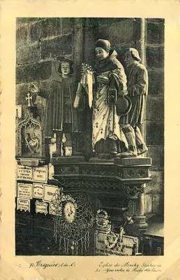 Igreja de Menchy - Estátua de São Yves — H. Bréguier, Ed. N°