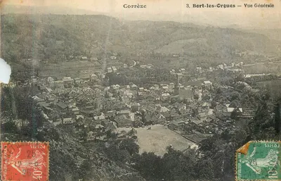 Bort-les-Orgues — Vista Geral — Corrèze