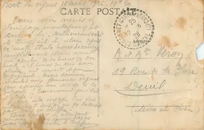 Bort-les-Orgues — Vista Geral — Corrèze — Verso