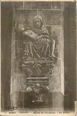 Thann — Igreja de São Thiébaut — A Pietá — C-L-B 23357