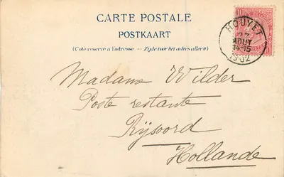 Castelo Real de Ardenne — Vista principal — Ed. C. Van Cortenbergh Filho — Verso