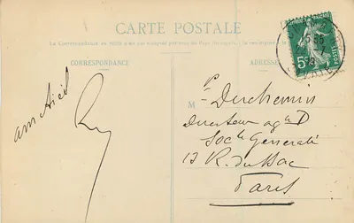 Chambéry — Schloss der Herzöge von Savoyen (11. Jahrhundert) — unbekannter Verlag — Rückseite