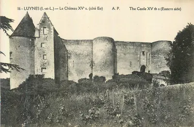 Luynes (Loir-et-Cher) — O Castelo XVᵉ s. (lado Leste) — A. P.