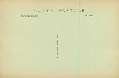 Luynes (Loir-et-Cher) — O Castelo XVᵉ s. (lado Leste) — A. P. — Verso
