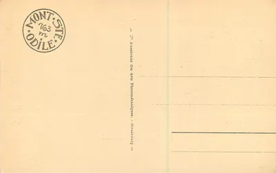 Święta Odylia — Święta Odylia — C. Jordan n°56 — Rewers