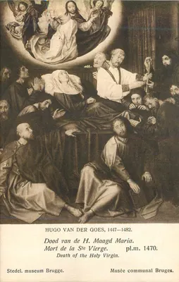 Morte da Santa Maria — Hugo van der Goes, 1447-1482 — Museu Municipal de Bruges