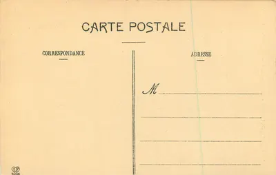 Het Oude Toulouse — Eerste blad van het manuscript van de 'Lays d'Amors' (1356) — Fototypie Laboucha Fèrres, Toulouse — Achterkant