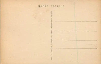 Sèvres - Escola Normal Superior - A Cour d'Honneur e o Pavilhão Lulli — Verso
