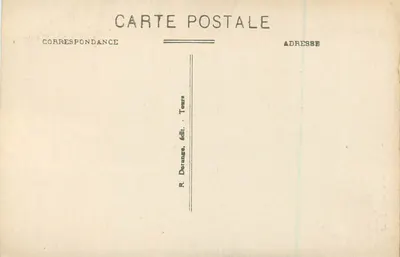 Cloître de la Psalette — Tours (Loire-et-Cher) — R. Derange, edit. Tours — Reverso
