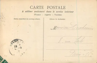 Chauvigny (Vienne) — Chapiteau da igreja São Pedro — fot. C. Stéard — Verso