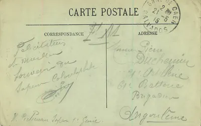 Orléans — Museo di Pittura — LL. n° 86 — Verso
