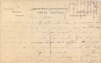 Scena wiejska z Bretanii — Salon Kobiet Malarki — Wydawca Javattier, n°510 — Rewers