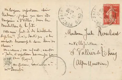 Salon 1911 - Luc Barbut Davray - Perplexidade - J.K. — Verso