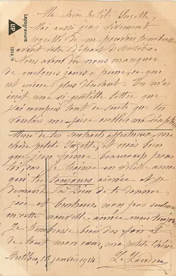 Cena de campo — duas mulheres e um carruagem — editor Lepograivre, n° 18146 — Verso