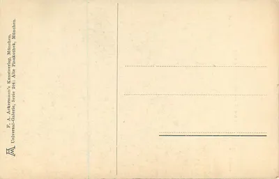 Dawny człowiek — B. Denner — München, seria 2061 — Rewers