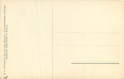 A taverna — Drinking-Room — Adriäen Brouwer — (München) 2376 — Verso