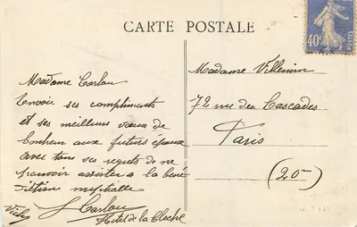 Vichy (Allier) — Kasyno — wyd. Faure — Rewers