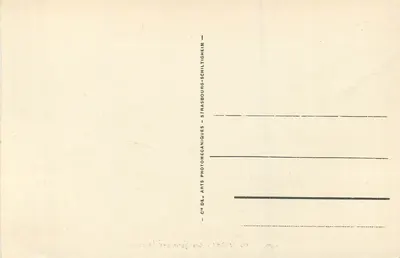 Vichy — Orangeria Célestins — wydawca Cie des Arts Photomécaniques, Strasbourg-Schiltigheim, n° 115 — Rewers