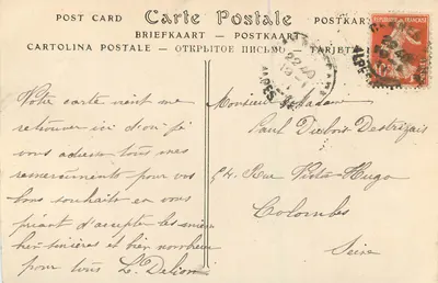 CANNES — Algemene uitzicht genomen vanaf de Punten van de Croisette — ND Phot. — Achterkant