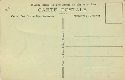 Pont-à-Mousson — Przezbrojenie na Moselę — Wyd. Rousselle, Librairie-Papeterie — Rewers