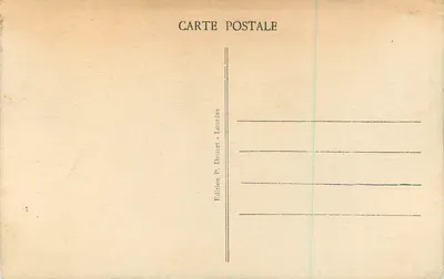 Lourdes — Zamek i łańcuch Pireneusów — P. D. — Rewers