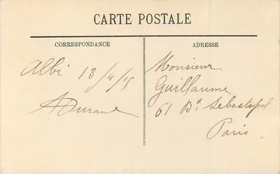 Albi — Park van Rochegude — De Fontein van de Eiland — LL. — Achterkant