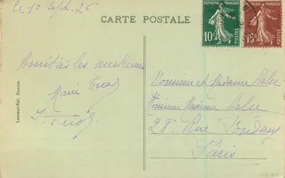 Las Aiguillas de Port-Coton — Belle-Île - Bangor — n° 2231 — Reverso