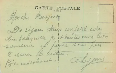 Parijs (8) — Het Grote Paleis — Ed. J.H. — Achterkant
