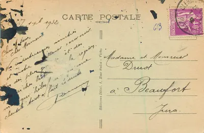 Clermont-Ferrand — Bank Francji — Wydawca Idéal, nr 4055 — Rewers