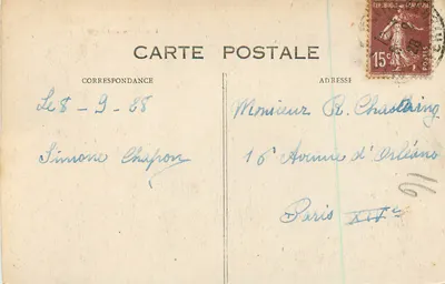 Le Havre — Um belo canto da Praia — F. Le Havre, n°284 — Verso