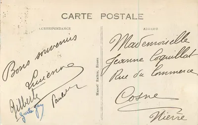 Rouen — Fontanna św. Marii — wydawca nieznany, nr 9 — Rewers