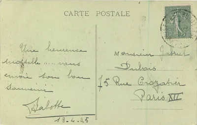 Amboise - O Castelo - M.M. — Verso