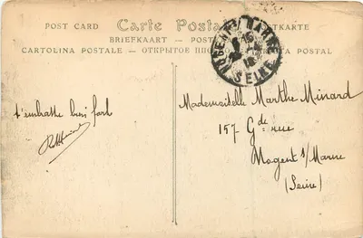 Dieppe — As antigas Torres e o Teatro — ND Phot. — Verso