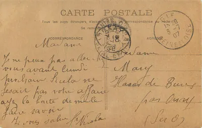 PARIS - Invalides — uitzicht op de basiliek — uitgever niet geïdentificeerd — Achterkant