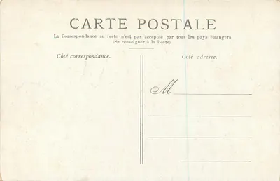 Paris — A Conciergerie — editor N° 103 — Verso