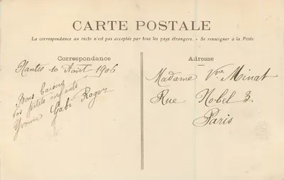 NANTES - Il Palazzo di Giustizia — Fototipia Vasselier, Nantes, n°47 — Verso