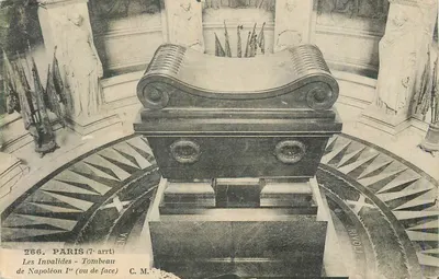 Les Invalides - Túmulo de Napoleão I (vista frontal) — C.M. n°266