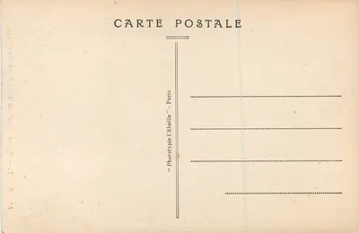 Grobowiec Królowej Hortensji — Rueil — Kościół — Wydawca Phototypie L'Abeille, Paryż, nr 19 — Rewers