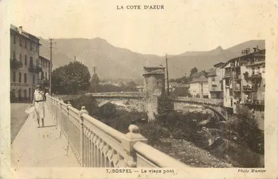 Sospel — O velho ponte — Foto Munier, n°7