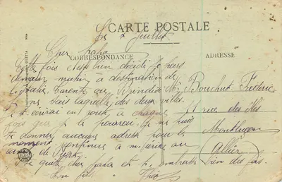 Trasa Nowej Złotej Promenady do St-Raphaëla — Wydawca Giletta, n° 562 — Rewers